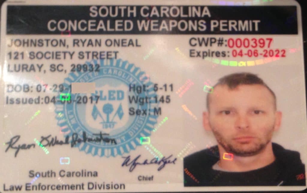 South Carolina Concealed Weapons Permit